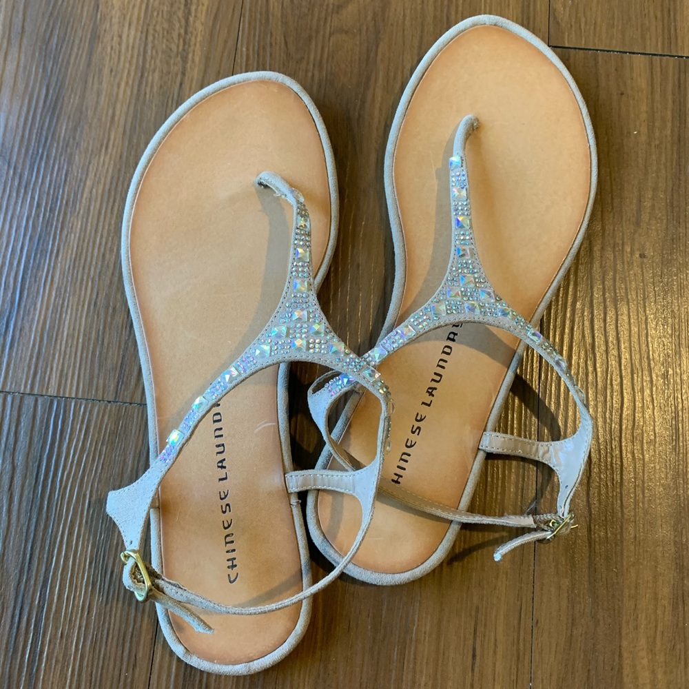 Chinese Laundry Z-Cain Rhinestone Sandals